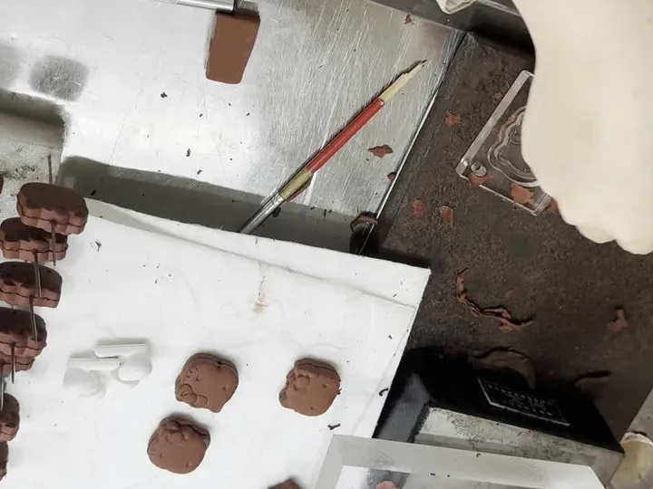香牌入模手作实拍